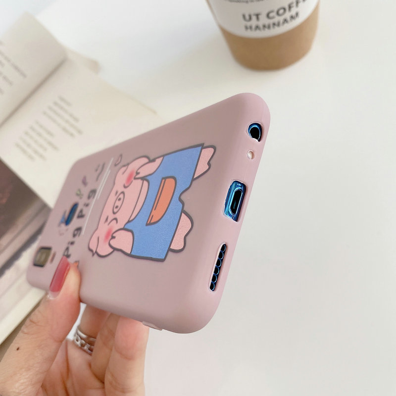 ST|【COD&Ready Stock】Couple Pig Case For OPPO Reno 3 A93 A94 A15 A15S A54 A53 A33 2020 A52 A92 A31 A91 A5 A9 2020 A3s A5s A7 A12 A11K A12e A39 A57 A83 F1s F1 F5 Youth F9 Pro F11 K3 Realme C1