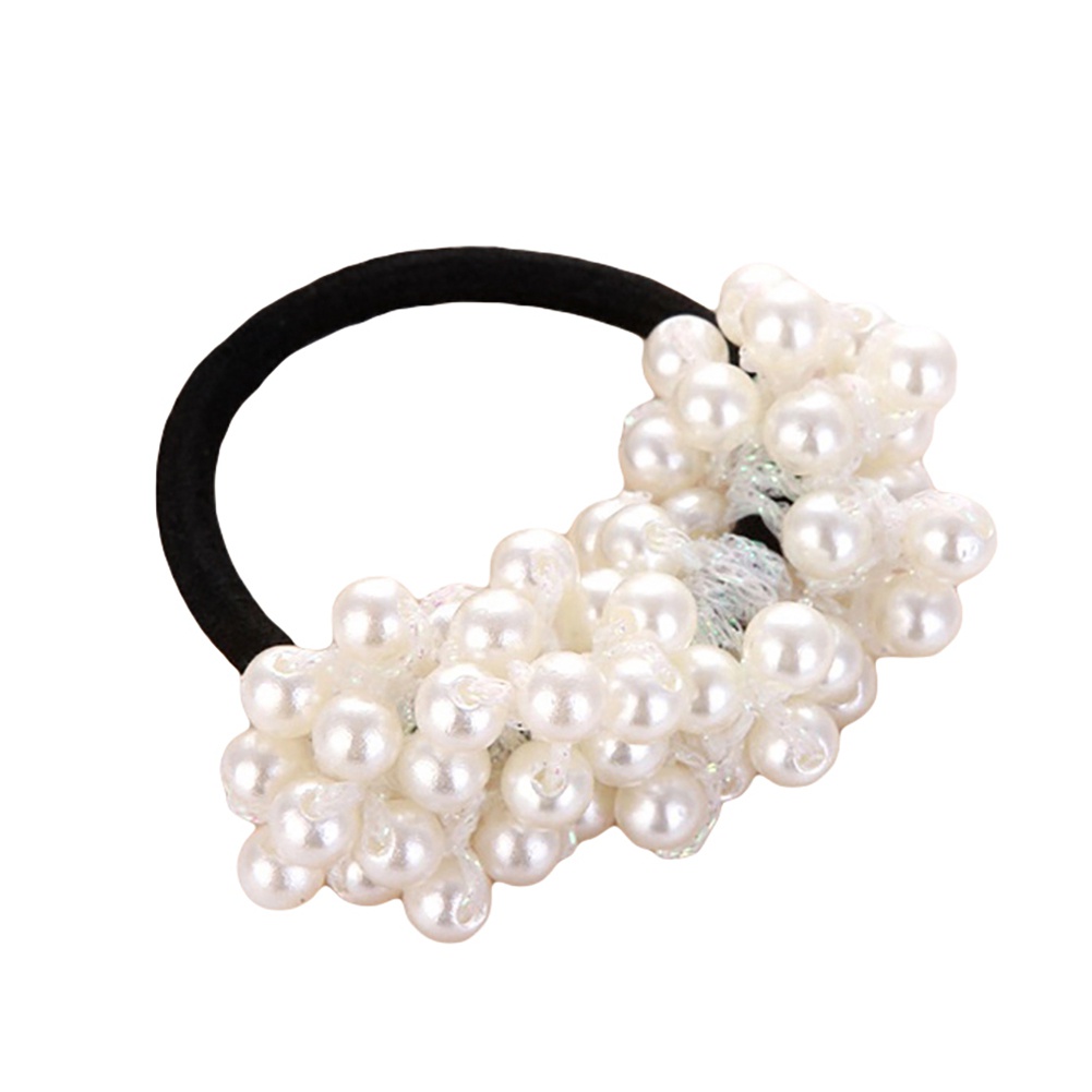 Dây buộc tóc đính ngọc trai giả thời trang nữ thanh lịch