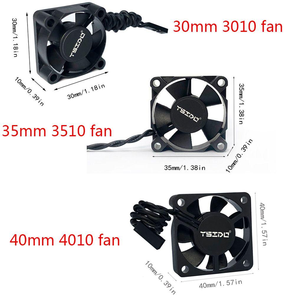 2 Phụ Kiện Tản Nhiệt Cho Xe Điều Khiển Từ Xa 1 / 7 1 / 8 1 / 10 ESC 16000RPM