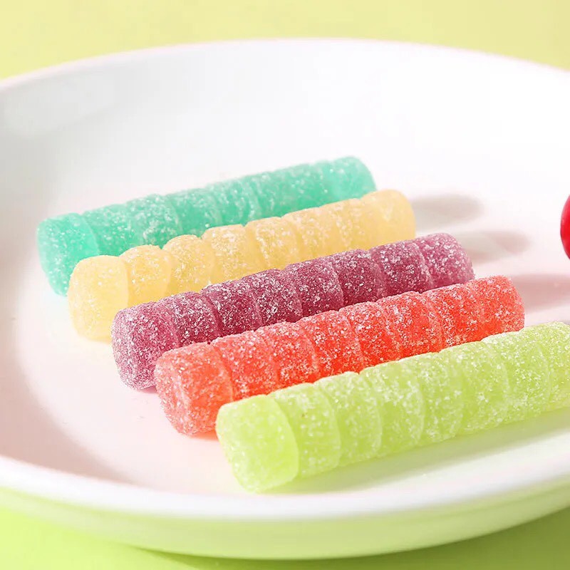 KẸO DẺO BAO ĐƯỜNG VỊ TRÁI CÂY ĂN VẶT NỘI ĐỊA