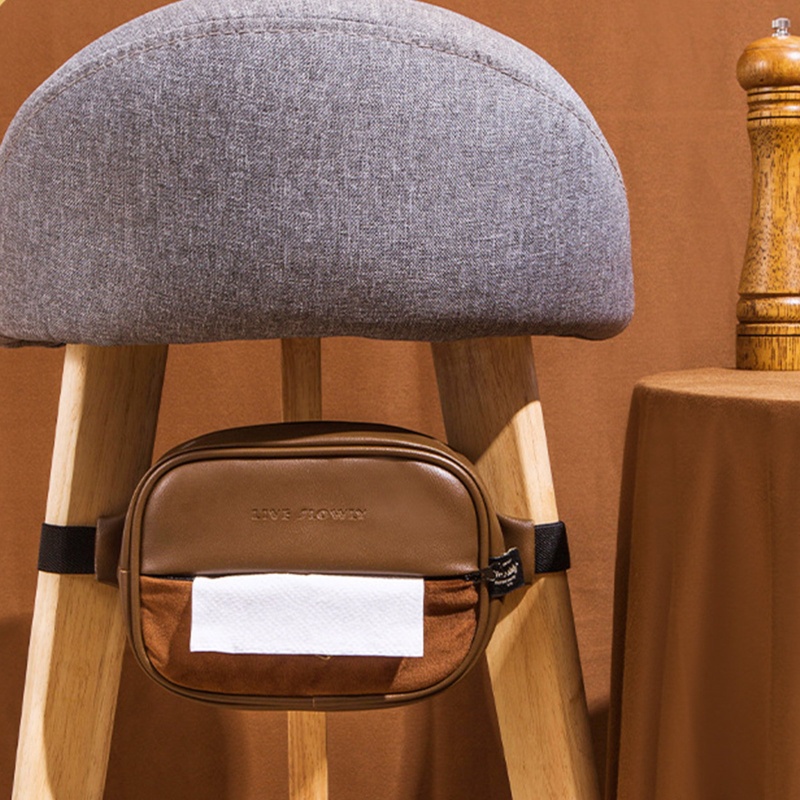 Hộp Đựng Khăn Giấy Tự Động Nhiều Màu Sắc Treo Gối Tựa Đầu Xe Hơi Cho Nam