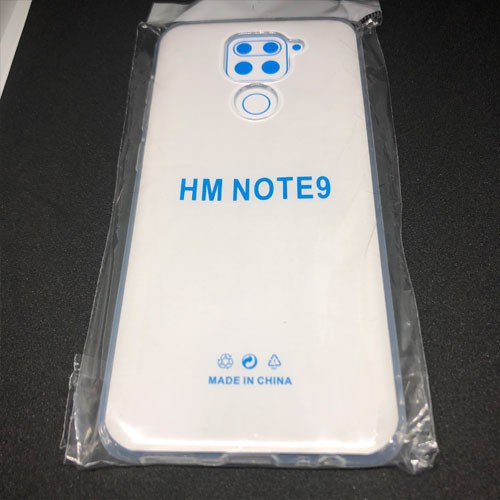 Ốp lưng Xiami Redmi Note 9-Silicon Dẻo-Trong suốt-Loại dày tốt, Lâu ố vàng