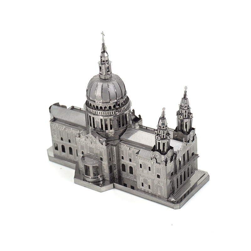 Mô Hình Lắp Ghép kim Loại 3D Nhà thờ chính tòa Thánh Paul - Luân Đôn