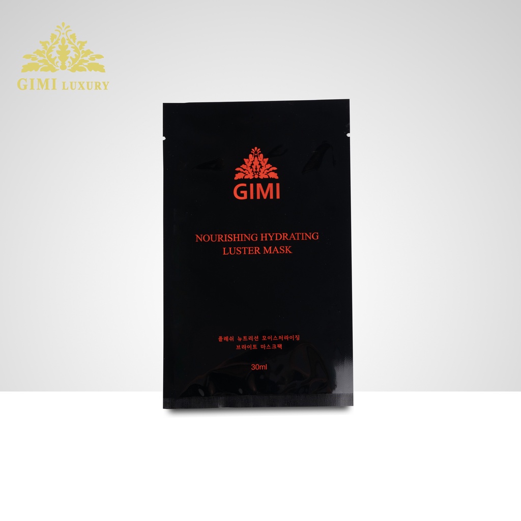 Mặt Nạ Tăng Sinh Collagen GIMI Làm Dịu Da, Dưỡng Ẩm Hỗ Trợ Làm Se Khít Lỗ Chân Lông 30ml*5pcs