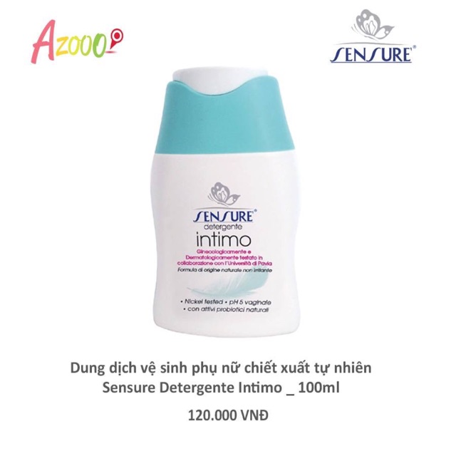 Dung dịch vệ sinh Sensuré Detergente Intimo 110ml-250ml