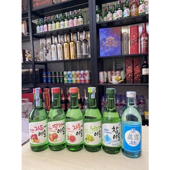 Thùng x 20 Chai Soju Hàn Quốc JINRO 360ml