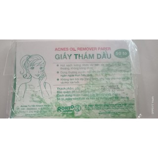 Giấy thấm dầu nội địa trung (50 miếng)