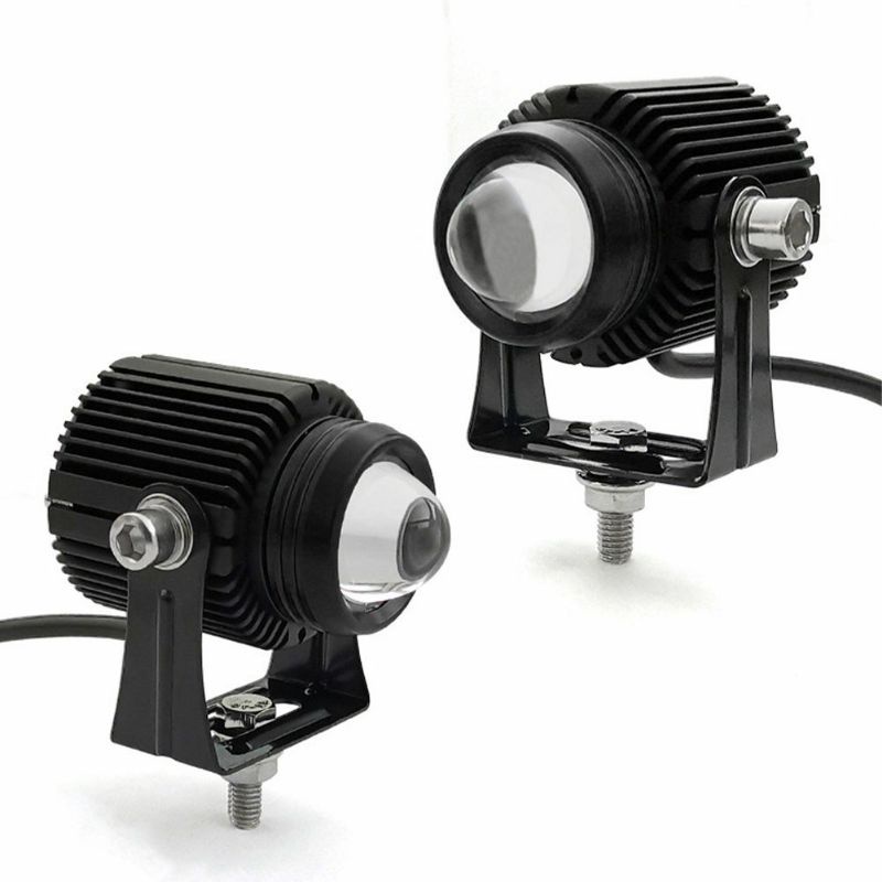 Bóng đèn trợ sáng mini bi cầu led 2 màu Vàng Trắng TD35 YWZ Bala  thiết kế thể thao chống nước và Công tắc Mở tắt Mở