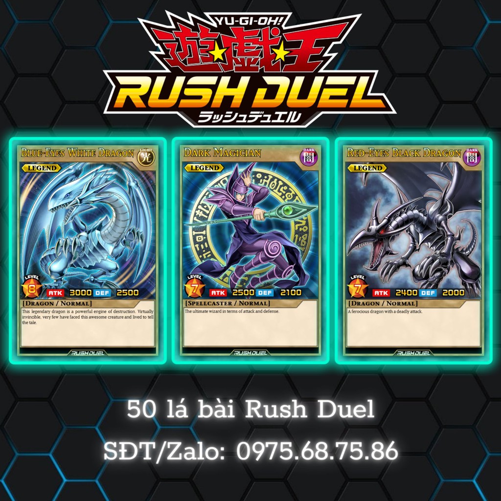 Bài in Yugioh - Bộ bài Rush Duel