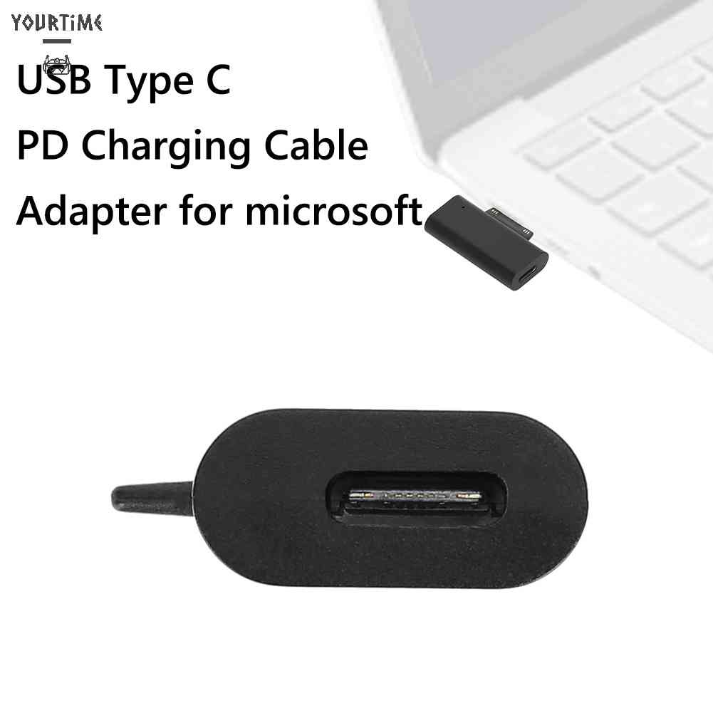 Cáp Sạc Cổng Usb Type C PD Cho Surface Pro 3 4 5 6 7