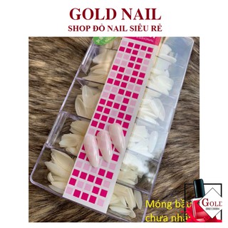 Móng úp chưa nhám màu đục 500 móng