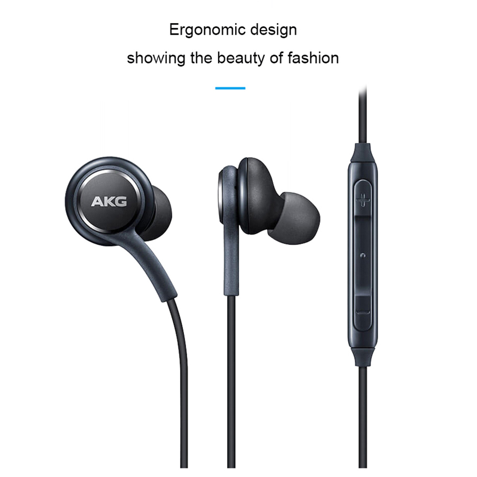 Tai nghe nhét tai AKG có dây 3.5mm hifi cho Samsung EO IG955 thiết kế hai màu tùy chọn