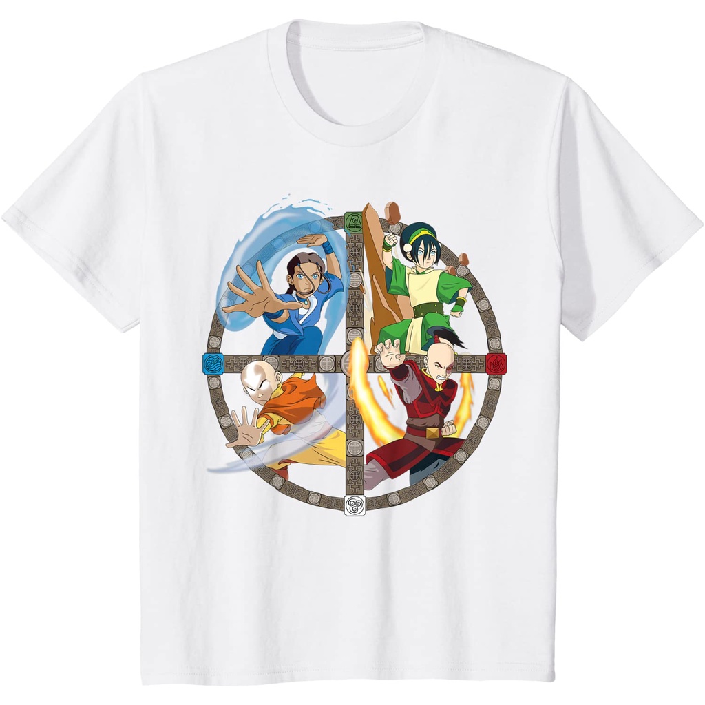 Áo Thun Họa Tiết Avatar The Last Airbender Dành Cho Bé
