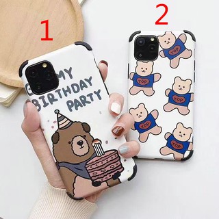 iphone 11 11pro 11promax Dễ thương Gấu chống sốc Ốp lưng điện thoại TPU