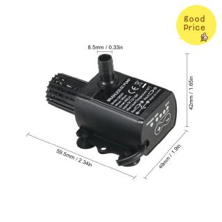Máy Bơm Không Chổi Than Mini 4 Chế Độ DC12V USB 5V
