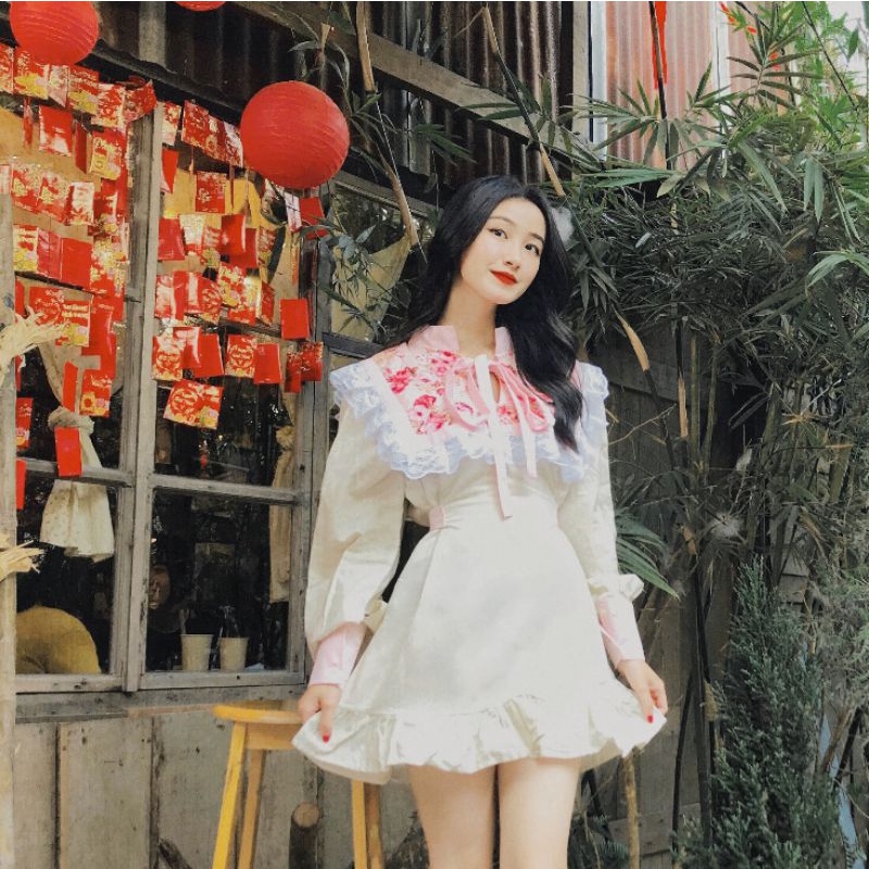 Đầm váy kanayo chất linen phong cách vintage lolita Nhật Bản Ngochancutie | BigBuy360 - bigbuy360.vn