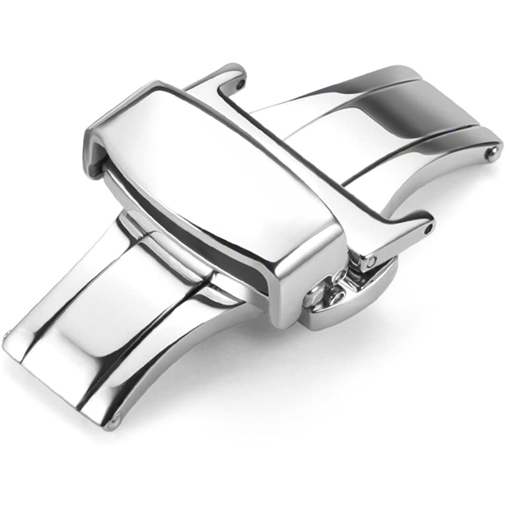 Khóa Cài Dây Đồng Hồ Bằng Thép Không Gỉ 10mm 12mm 14mm 16mm 18mm,20mm 22mm