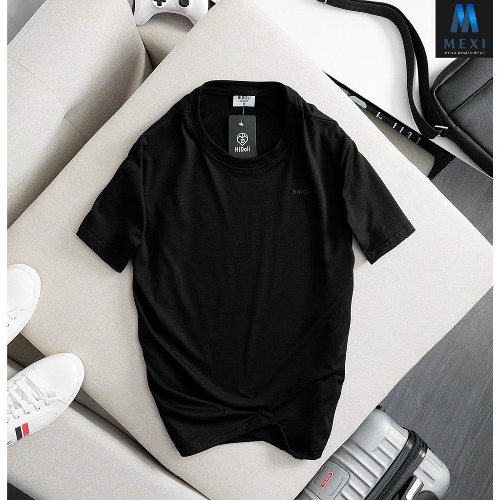 ÁO PHÔNG NAM NỮ, ÁO THUN CỘC TAY TRƠN COTTON HIDOLI LOẠI ĐẸP