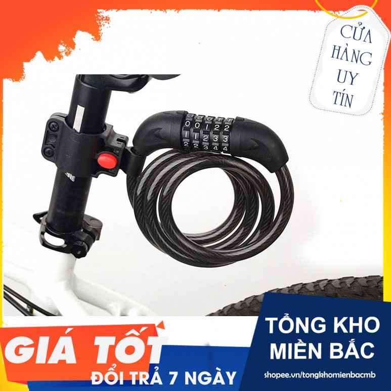 Dây Khóa Số Chống Trộm Zoli , Khóa Chống Trộm Chắc Chắn Cho Xe Đạp, Xe Máy, Khóa Số Dây Cáp Bảo Mật