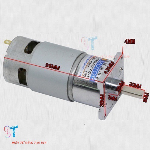 ĐỘNG CƠ GIẢM TỐC 775 TRỤC D 8MM 42GA775 SIÊU KHỎE(LOẠI TỐT)
