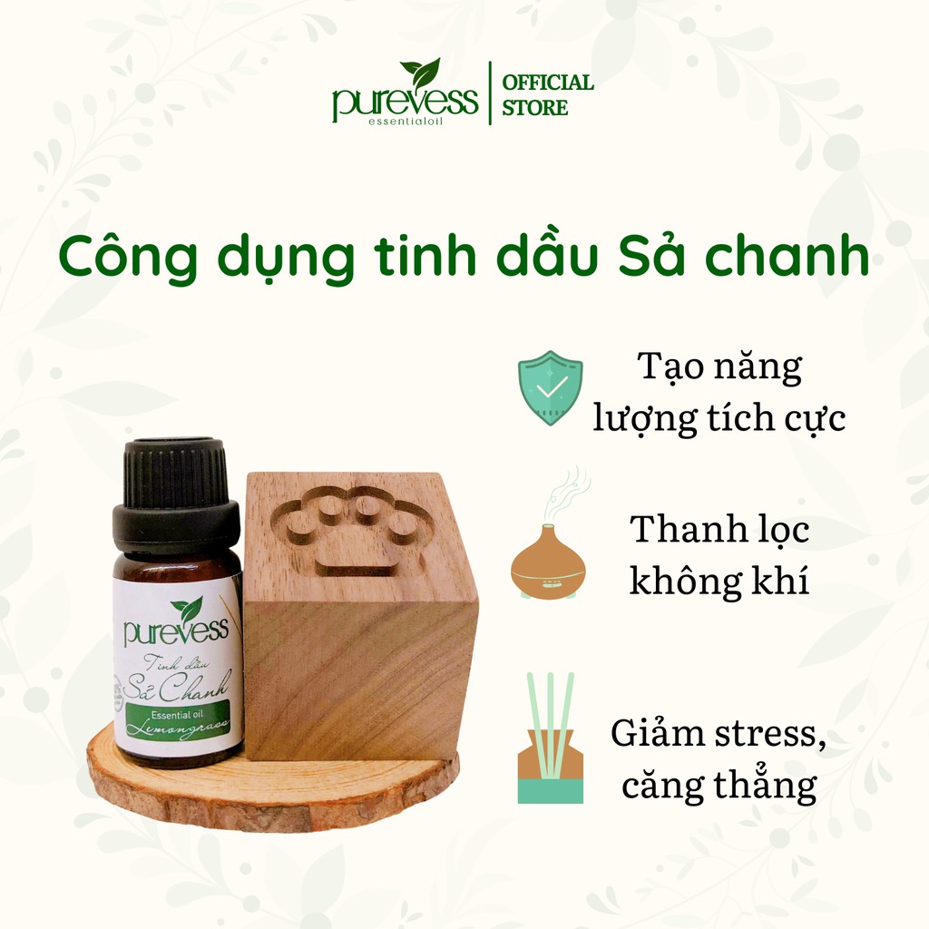 Combo tinh dầu bỏ túi Purevess, giúp thư giãn, nhỏ gọn, tiện lợi