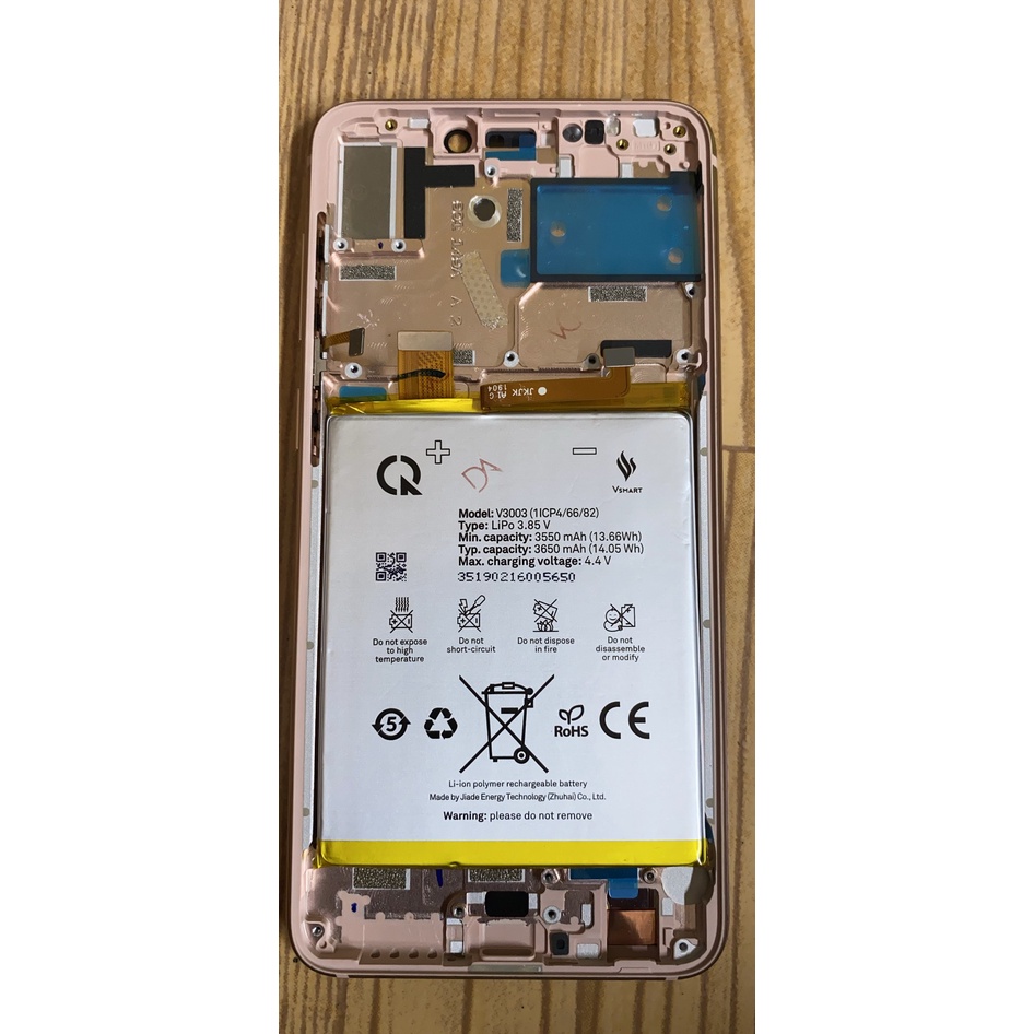 Màn hình Vsmart Active 1 Plus  công ty full bộ liền khung + Kèm pin Zin theo máy