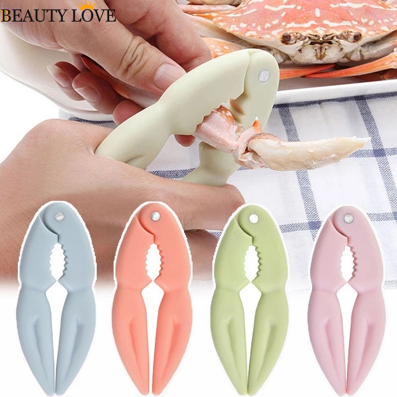[Mới] Dụng Cụ Kẹp Hạt Óc Chó / Vỏ Cua Ăn Hải Sản Bằng Nhựa Đa Năng Màu Sắc Ngẫu Nhiên Cho Nhà