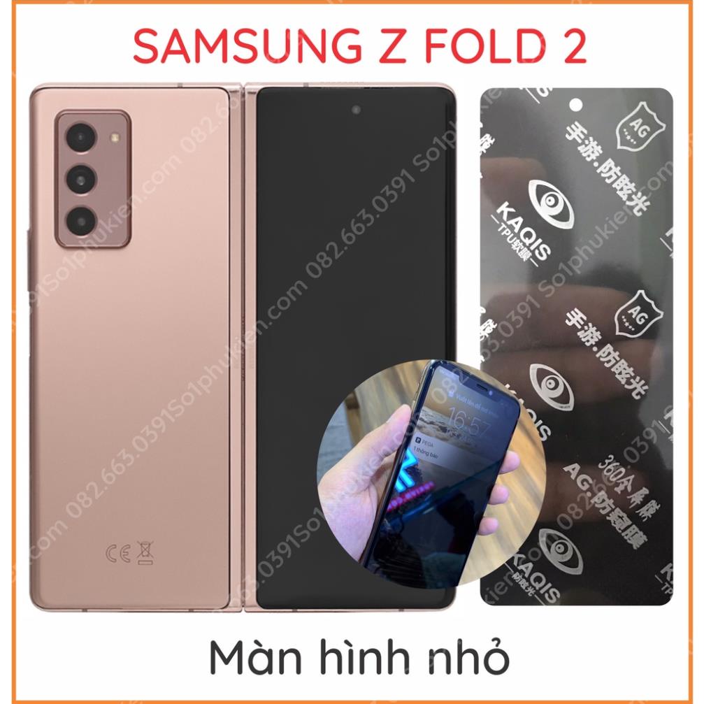 Dán màn hình chống nhìn trộm PPF dành cho Samsung Z flip  / Z flip 3 5G cao cấp, tự phục hồi vết thương