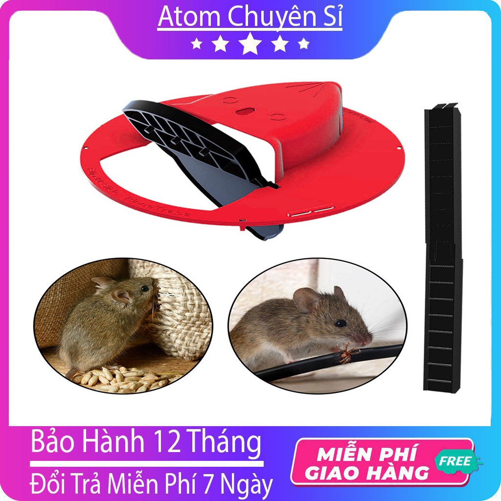 Bẫy Chuột Thông Minh Mới [Hàng hot] Bẫy Chuột Bằng Nhựa Sập Tự Động, Không Hóa Chất Hàng Cao Cấp -Atom chuyên sỉ