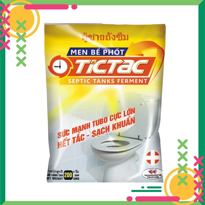 Men bể phốt TICTAC vi sinh ứng dụng (sử lý bể phốt)