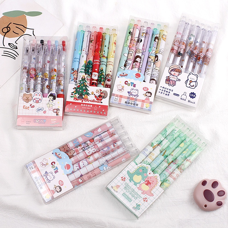 Set 6 cây bút viết cute - UniLabel