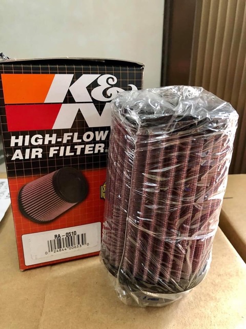 Lọc gió trụ K&N 1280 REAL Chính hãng USA " full box "