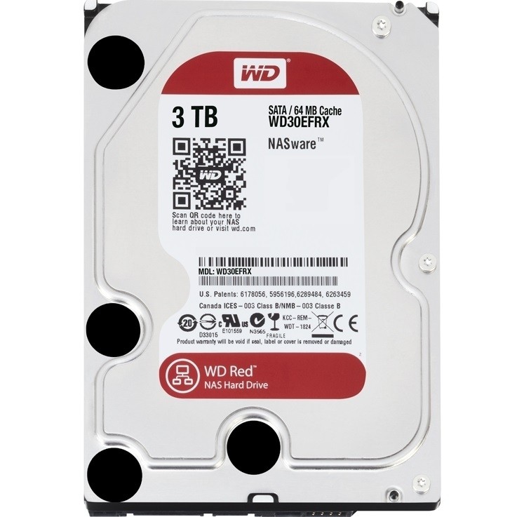 Ổ cứng gắn trong HDD WD 3Tb-SATA3 (RED)-HÃNG CHÍNH THỨC