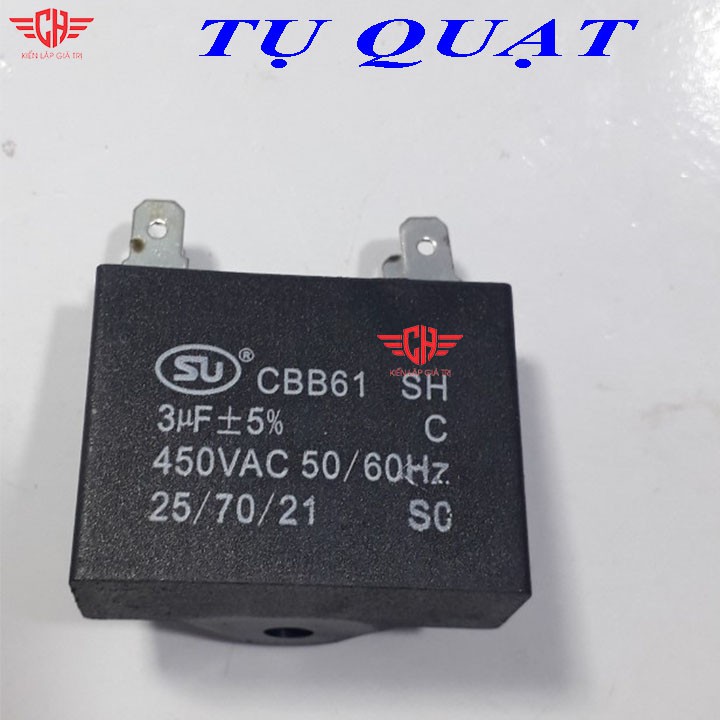 tụ quạt dàn nóng điều hòa 1,5uF ĐẾN 8 uF tụ điện của quạt tụ điện quạt công nghiệp