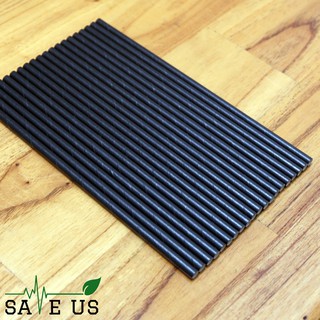 1000 Ống hút giấy - size 6x197mm (đen/trắng/nâu)
