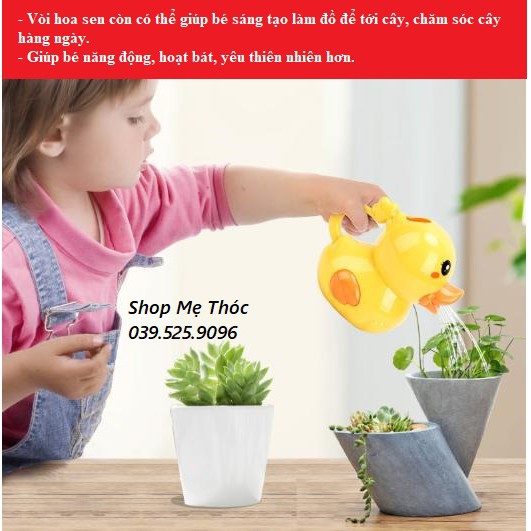 Đồ chơi nhà tắm vòi hoa sen, đồ chơi tưới cây hình con vịt cho bé