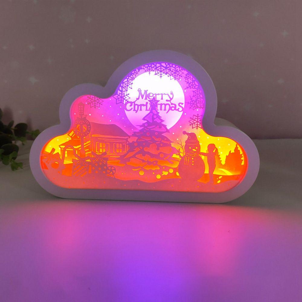 Đèn Ngủ Để Bàn Hình Giấy 3D Sáng Tạo