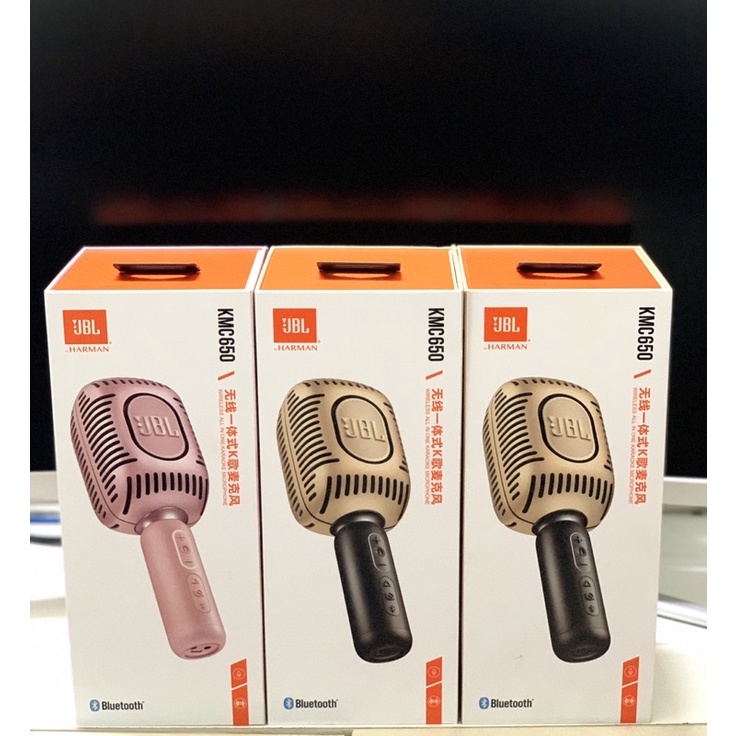 Micro karaoke kiêm loa JBL KMC650 hàng chính hãng - 16W