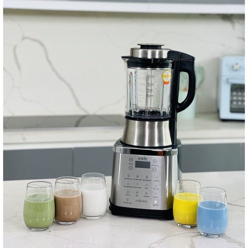 Máy nấu sữa hạt, Máy làm sữa hạt Unie V8S 1.75 lít  1800W Bảo hành 24 tháng giữ trọn chất dinh dưỡng từ hạt