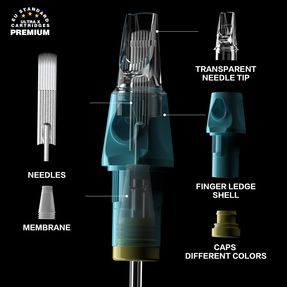 Kim Ultra X Kim Đạn Máy Pen Cho Tattoo và cho Phun Xăm Thẩm Mỹ
