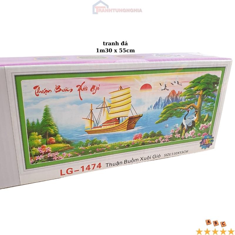 Tranh đính đá thuận buồm xuôi gió 1m30 x 55cm