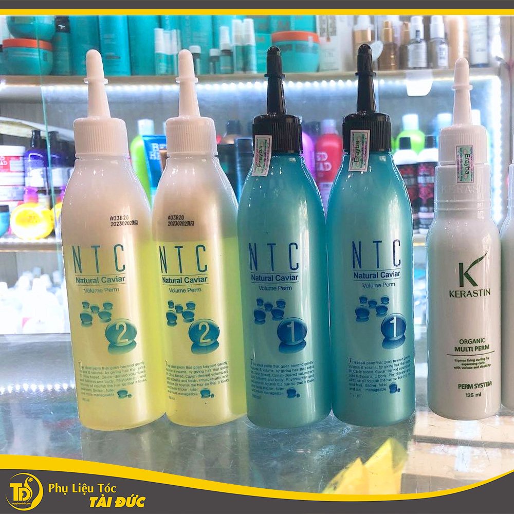 Cặp Uốn Lạnh NTC Chính Hãng ERAYBA  Dành Cho Tóc Khoẻ 180mlx2 Uốn Mái Bay, Tóc Cúp Tóc Hạn Chế Hư Tổn