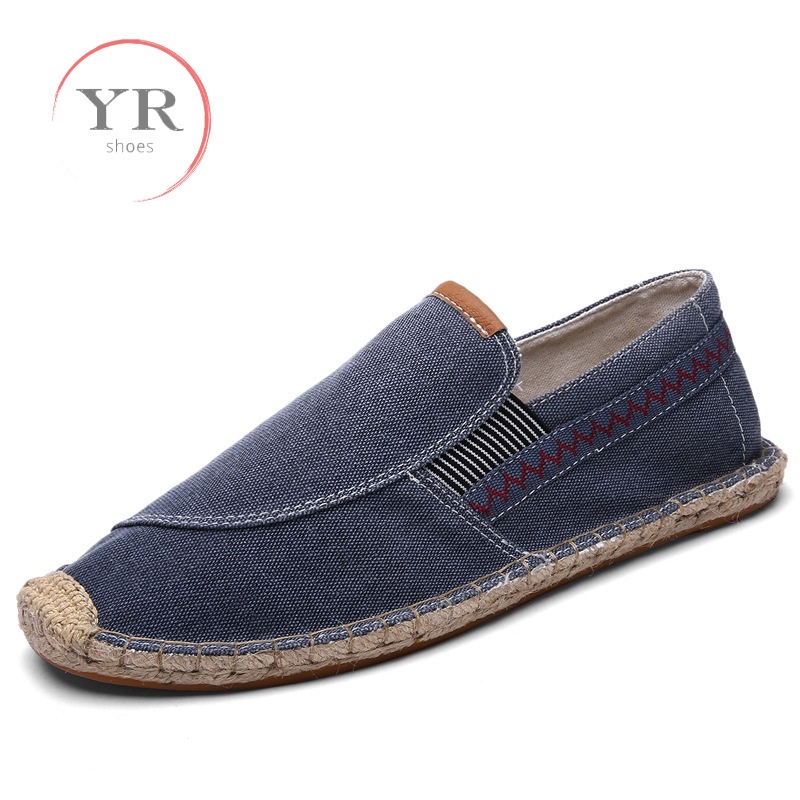 Giày Lười Canvas Thiết Kế Thời Trang Cho Nam Nữ