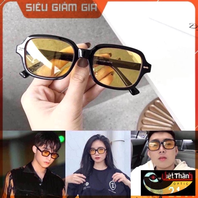 [ HOT ] Kính Màu Xuyên Đêm ST Màu Vàng Thời Trang Kính Mát Màu