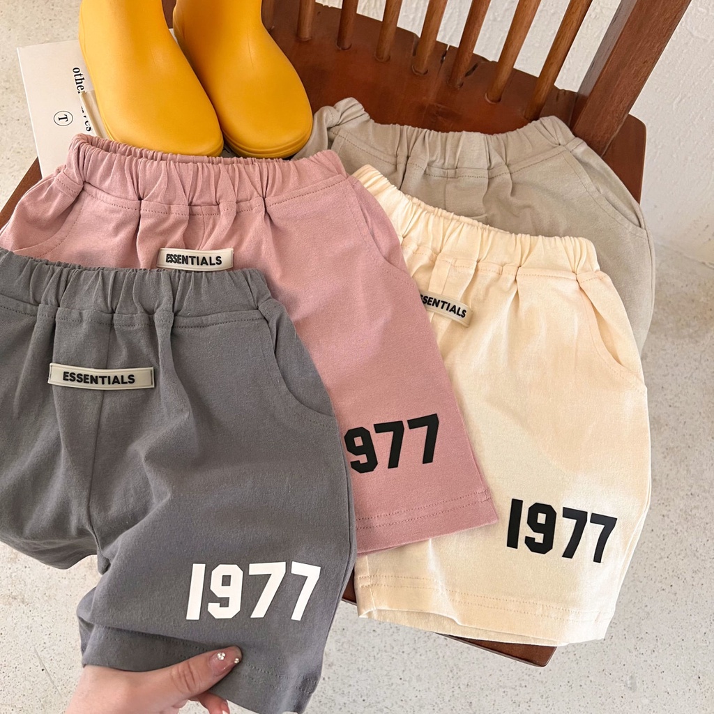 Set Áo Thun Tay Ngắn + Quần short In Họa Tiết Kỹ Thuật Số Đơn Giản Thời Trang Cho Bé