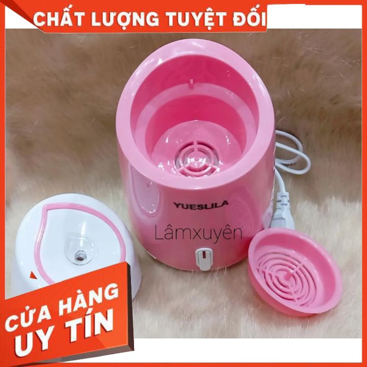 Máy xông hơi cao cấp YUESLILA chính hãng, xông mặtFREESHIP đẩy đi bụi bẩn, chất nhờn tích tụ giúp da được thư giãn