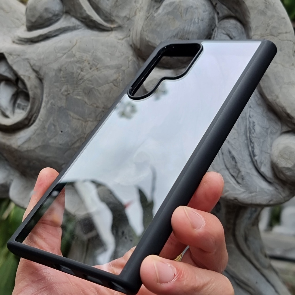 Ốp lưng Likgus trong viền màu Samsung S22, S22 Plus, S22 Ultra viền dẻo chống sốc không ố màu