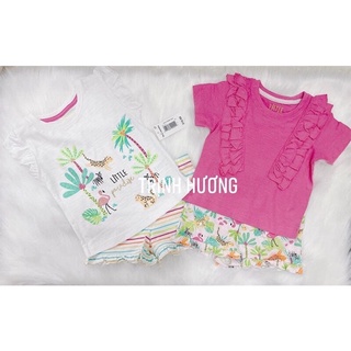 [MatalanUK]Set 2 bộ cotton mềm cho bé gái vợt sale