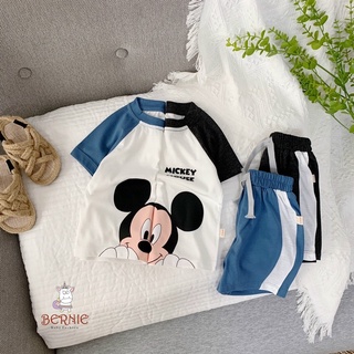 Bộ short cotton micky bé trai