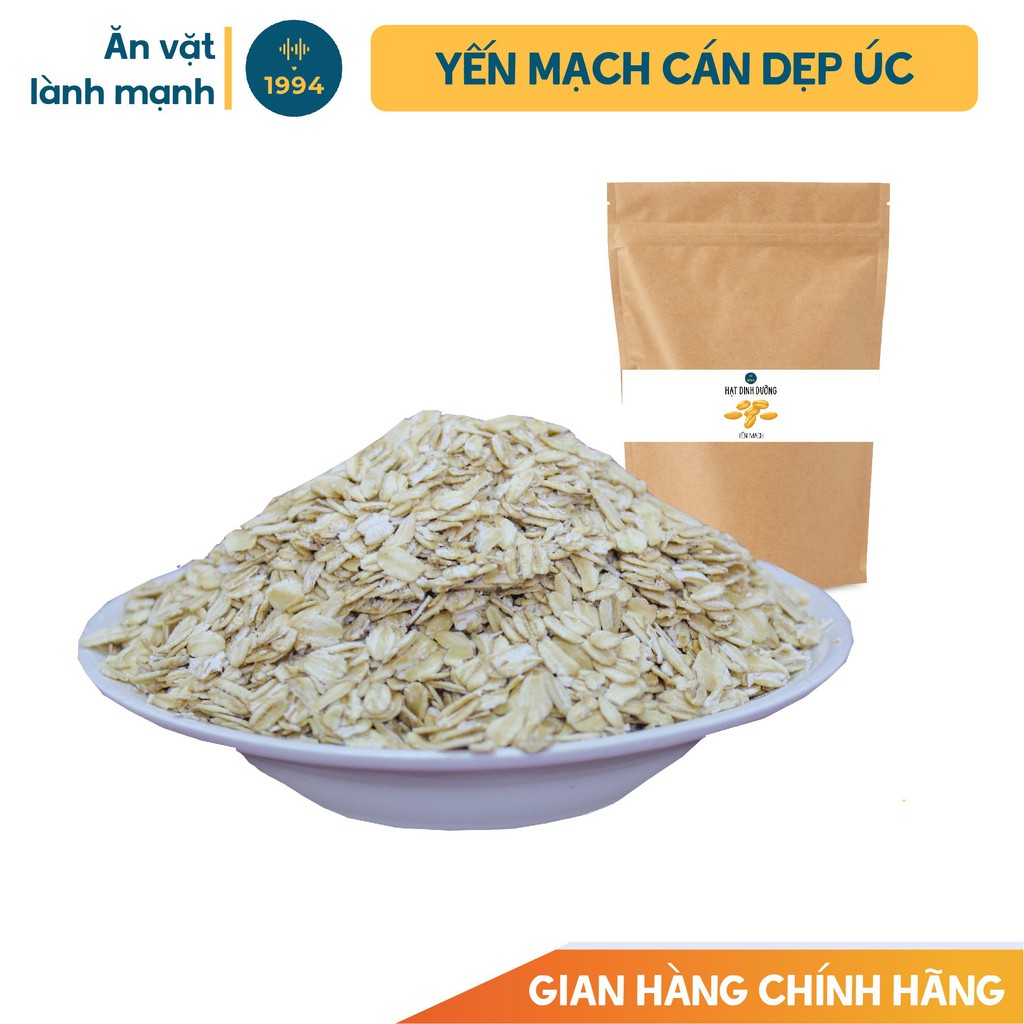 Yến mạch cán dẹp Úc 500gr 1994food - Hàng chất lượng, rất thơm, date xa